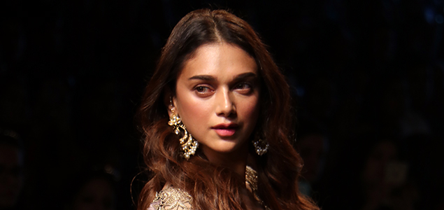 Aditi Rao Hydari walks for Payal Singhal at Lakme Fashion Week 2018
