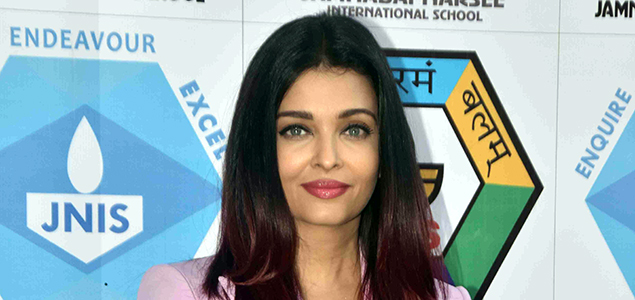 Aishwarya Rai takes a salute at Jamnabai Narsee School for Sports Meet of Differently Abled Children
