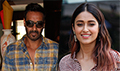 Ajay Devgn and Ileana D'Cruz snapped during Raid promotional interviews - Raid Event Photos