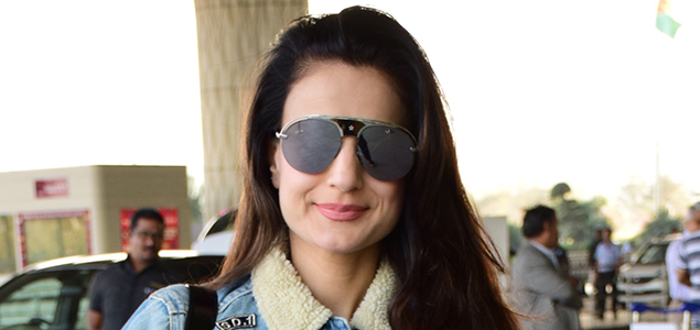 Ameesha Patel snapped at the airport 
