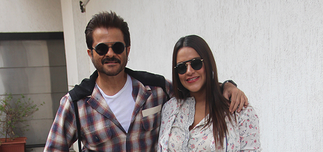 Anil Kapoor snapped on sets of No Filter with Neha Dhupia