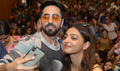 Ayushmann Khurrana and Radhika Apte snapped promoting their film 'AndhaDhun' at a college in Delhi - AndhaDhun Event Photos