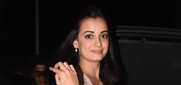 Dia Mirza and Sahil snapped post dinner at Yauatcha
