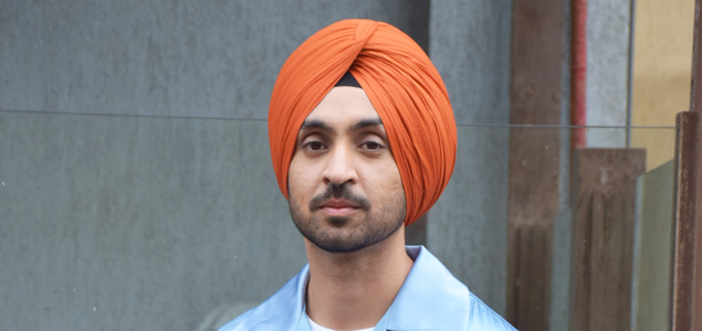 Diljit Dosanjh snapped promoting his film Soorma