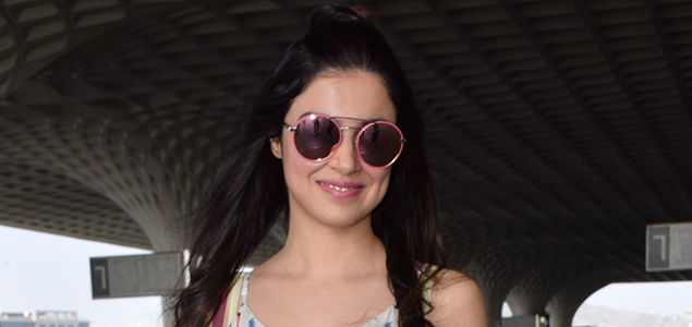 Divya Kumar Khosla at the airport