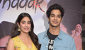 Ishaan Khatter and Janhvi Kapoor snapped at press conference of the song launch from Dhadak - Dhadak Event Photos