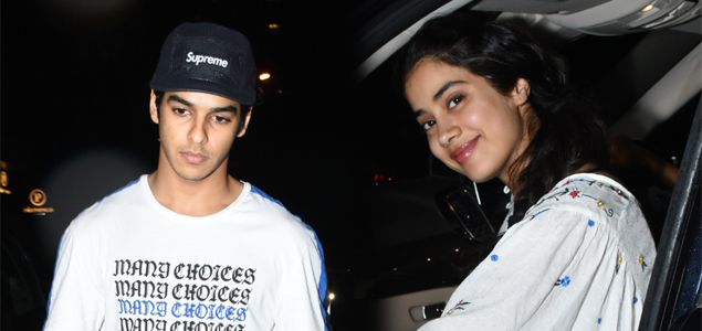 Janhvi Kapoor and Ishaan Khatter spotted at Farmer's Cafe in Bandra