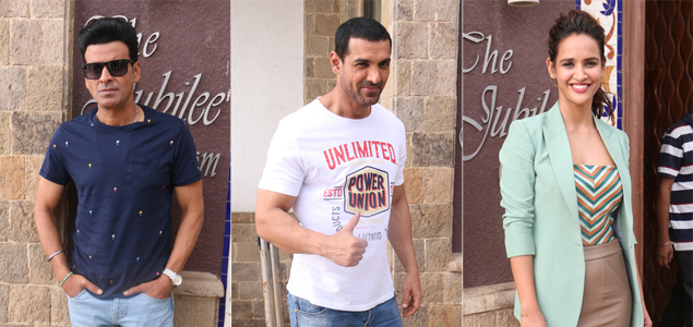John Abraham and Manoj Bajpayee snapped promoting Satyameva Jayate