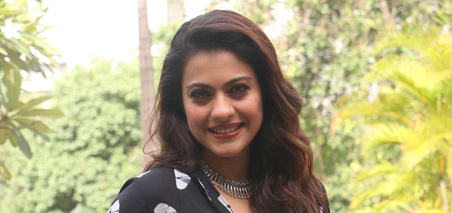 Kajol snapped promoting the film Helicopter Eela