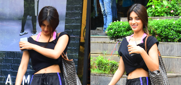 Nidhhi Agerwal snapped in Bandra