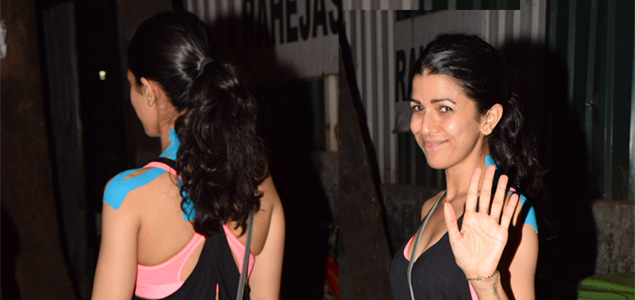 Nimrat Kaur snapped post dinner at Silver Beach Cafe