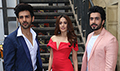 Nushrat Bharucha and Kartik Aaryan snapped on the sets of India's Next Superstars - Sonu Ke Titu Ki Sweety Event Photos