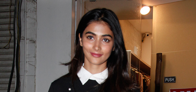 Pooja Hegde spotted at a store in Bandra