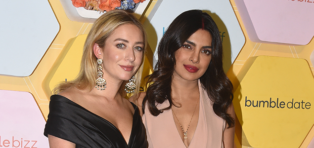 Priyanka Chopra snapped at an app launch in Delhi