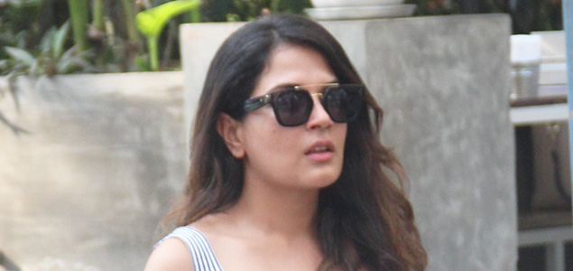 Richa Chadha snapped at The Kitchen Garden