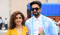 Sanya Malhotra and Ayushmann Khurrana snapped at Mehboob Studio - Badhai Ho Event Photos