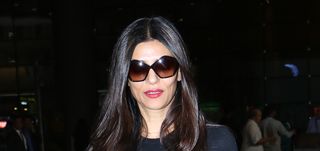 Sushmita Sen snapped at the airport
