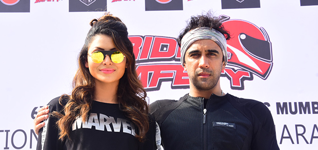 Urvashi Rautela And Amit Sadh Attends Gulf Presents Ride For Road Safety 2018