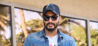 Arjun Kapoor snapped during media interactions for his film India's Most Wanted