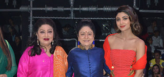 Aruna Irani snapped on the sets of Super Dancer Chapter 3