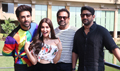 Cast of Pagalpanti snapped promoting their film - Pagalpanti Event Photos