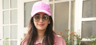 Chahat Khanna snapped at fable restaurant Juhu