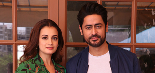 Dia Mirza and Mohit Raina snapped promoting their web series Kaafir