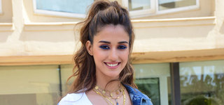 Disha Patani snapped promoting Bharat at Novotel in Juhu