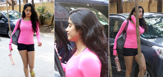 Janhvi Kapoor snapped at the gym