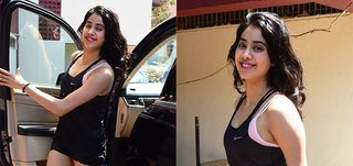 Janhvi Kapoor snapped at the gym