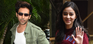 Kartik Aaryan and Ananya Panday were spotted at Kwan Office in Mumbai