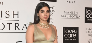 Khushi Kapoor snapped at the Lakme Fashion Week 2019