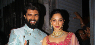 Kiara Advani & Vijay Deverakonda snapped post shoot in Mumbai