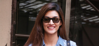 Kriti Sanon snapped post meeting in Mumbai