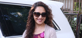 Madhuri Dixit at Salon in Juhu