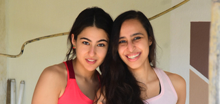 Sara Ali Khan snapped wth her fitness instructor Namrata Purohit