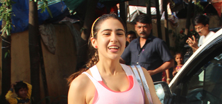 Sara Ali Khan spotted at the Pilates gym