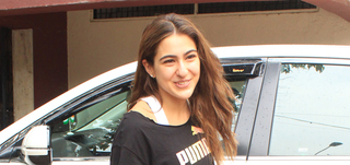 Sara Ali Khan spotted at the gym in Bandra