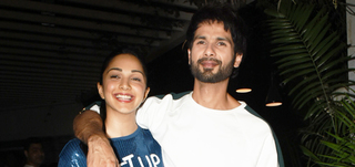 Shahid Kapoor and Kiara Advani snapped at the wrap up party of Kabir Singh