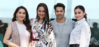 Sonakshi Sinha, Madhuri Dixit, Alia Bhatt and Varun Dhawan snapped during Kalank promotions