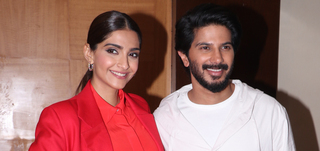 Sonam Kapoor and Dulquer Salmaan snapped promoting their film The Zoya Factor