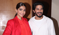 Sonam Kapoor and Dulquer Salmaan snapped promoting their film The Zoya Factor - Zoya Factor Event Photos