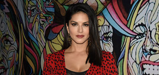 Sunny Leone snapped at her web series promotions in Mumbai