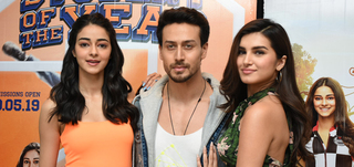 Tiger Shroff, Tara Sutaria, Ananya Pandey and Punit Malhotra snapped during Student Of The Year 2 promotions