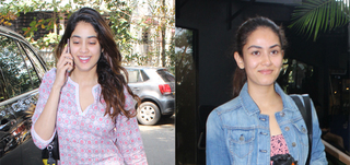 Janhvi Kapoor and Mira Rajput spotted at gym in bandra