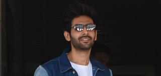 Kartik Aryan at Dabbu Ratnani studio in Santacruz