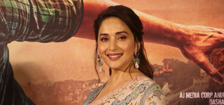 Madhuri Dixit Nene graced the trailer launch of Gun of Banaras