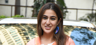 Sara Ali Khan spotted at Anand L Roy office