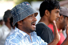 Anwar Rasheed hacked by goons