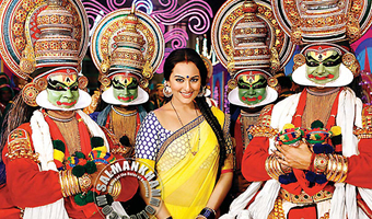 Sonakshi tries Kathakali during Dabangg 2 shoot